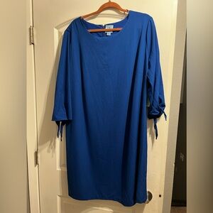 Blue dress